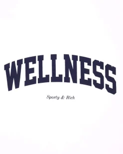Sporty & Rich Wellness Ivy Rugby Crewneck White