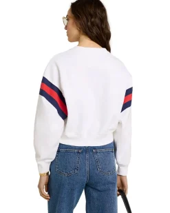 Sporty & Rich Wellness Ivy Rugby Crewneck White