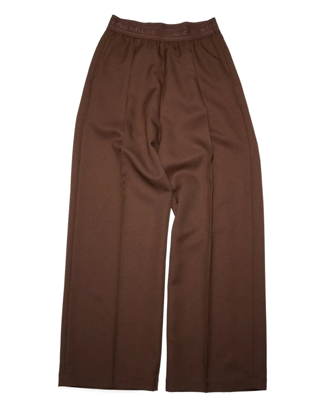 Stockholm Surfboard Club Elaine Relaxed Fit Trousers Brown