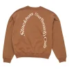 Stockholm Surfboard Club Regular Back Logo Sweater Brown