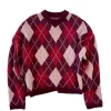 Stockholm Surfboard Club Knitted V-Neck Sweater Pink