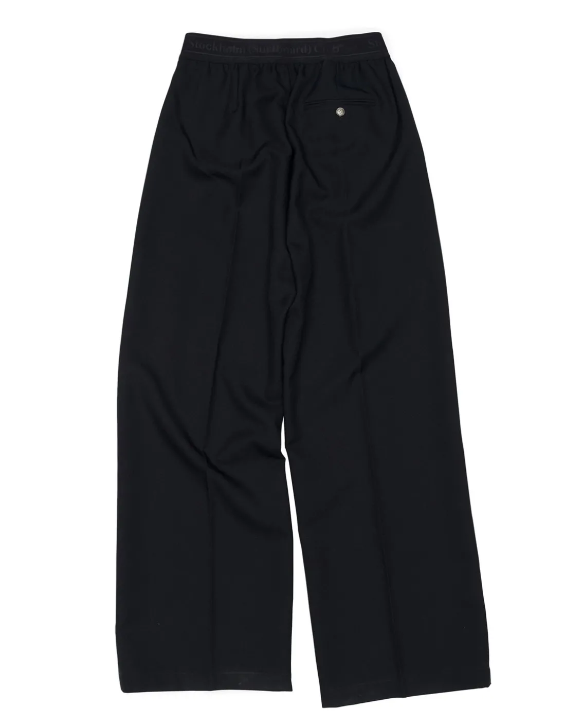 Stockholm Surfboard Club Elaine Relaxed Fit Trousers Black