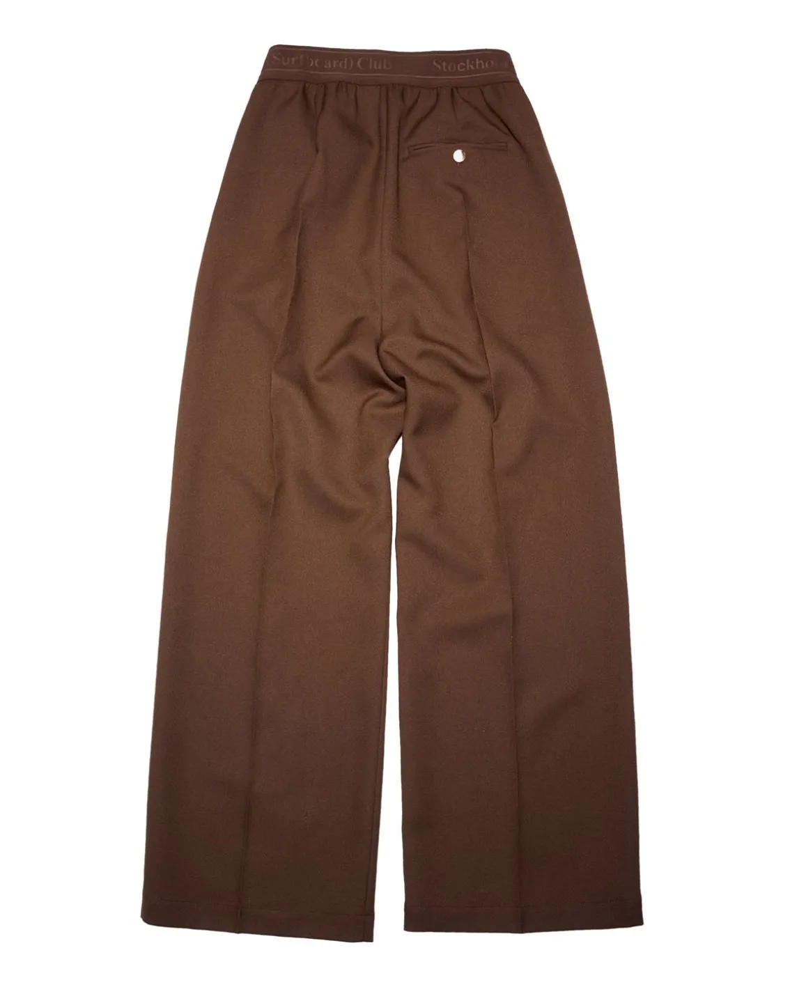 Stockholm Surfboard Club Elaine Relaxed Fit Trousers Brown