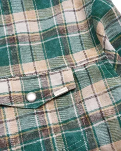 Stockholm Surfboard Club Terrence Jacket Green Check