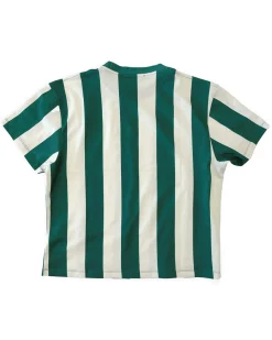 Stockholm Surfboard Club Box T-Shirt Stripe Green/White