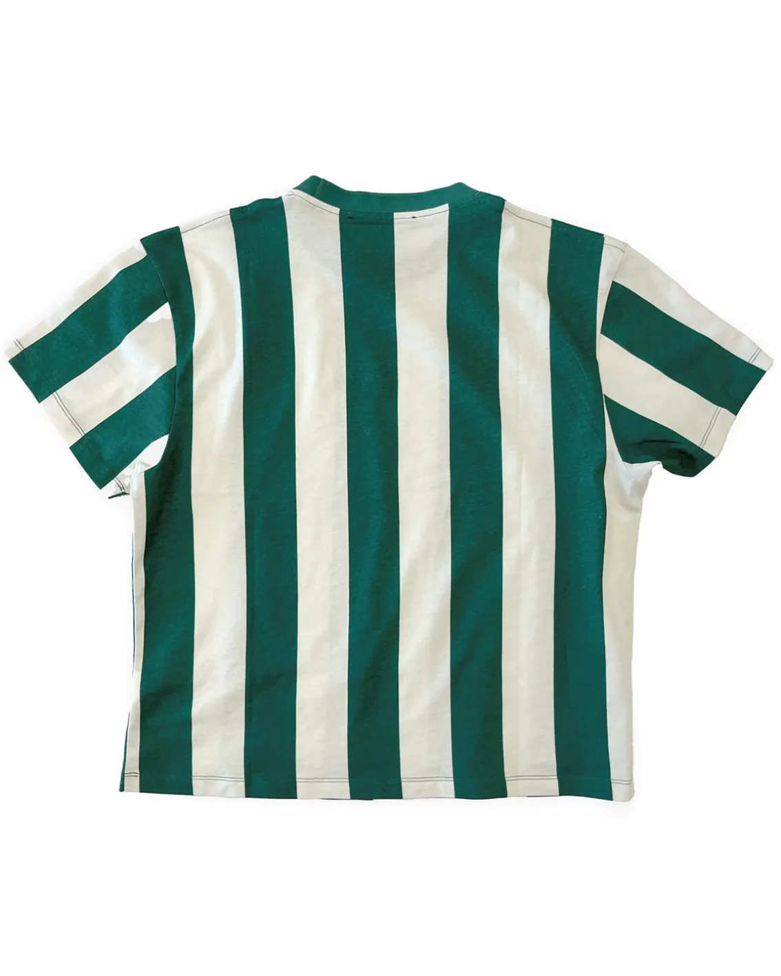 Stockholm Surfboard Club Box T-Shirt Stripe Green/White