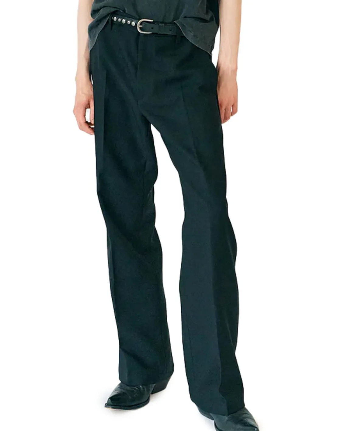 Stockholm Surfboard Club Sune Tailored Bootcut Trousers Black