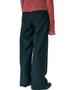 Stockholm Surfboard Club Elaine Relaxed Fit Trousers Black