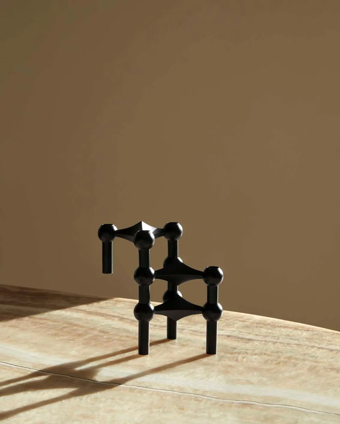 STOFF Nagel Candle Holder Black