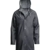 Stutterheim Stockholm Lightweight Raincoat Charcoal