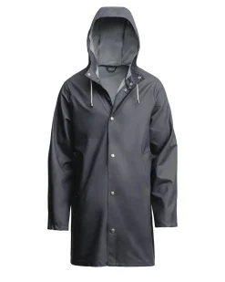Stutterheim Stockholm Lightweight Raincoat Charcoal