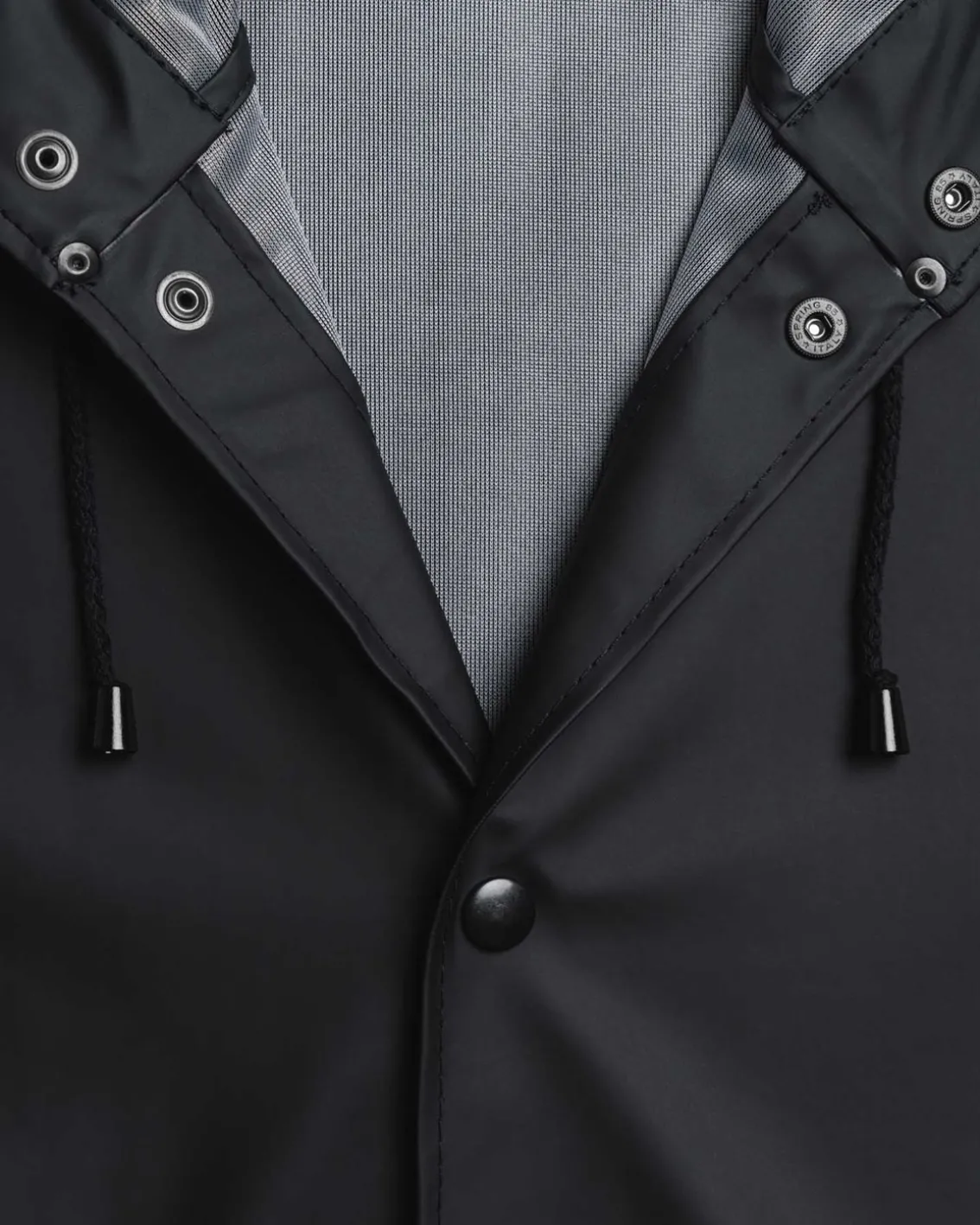 Stutterheim Stockholm Lightweight Raincoat Black