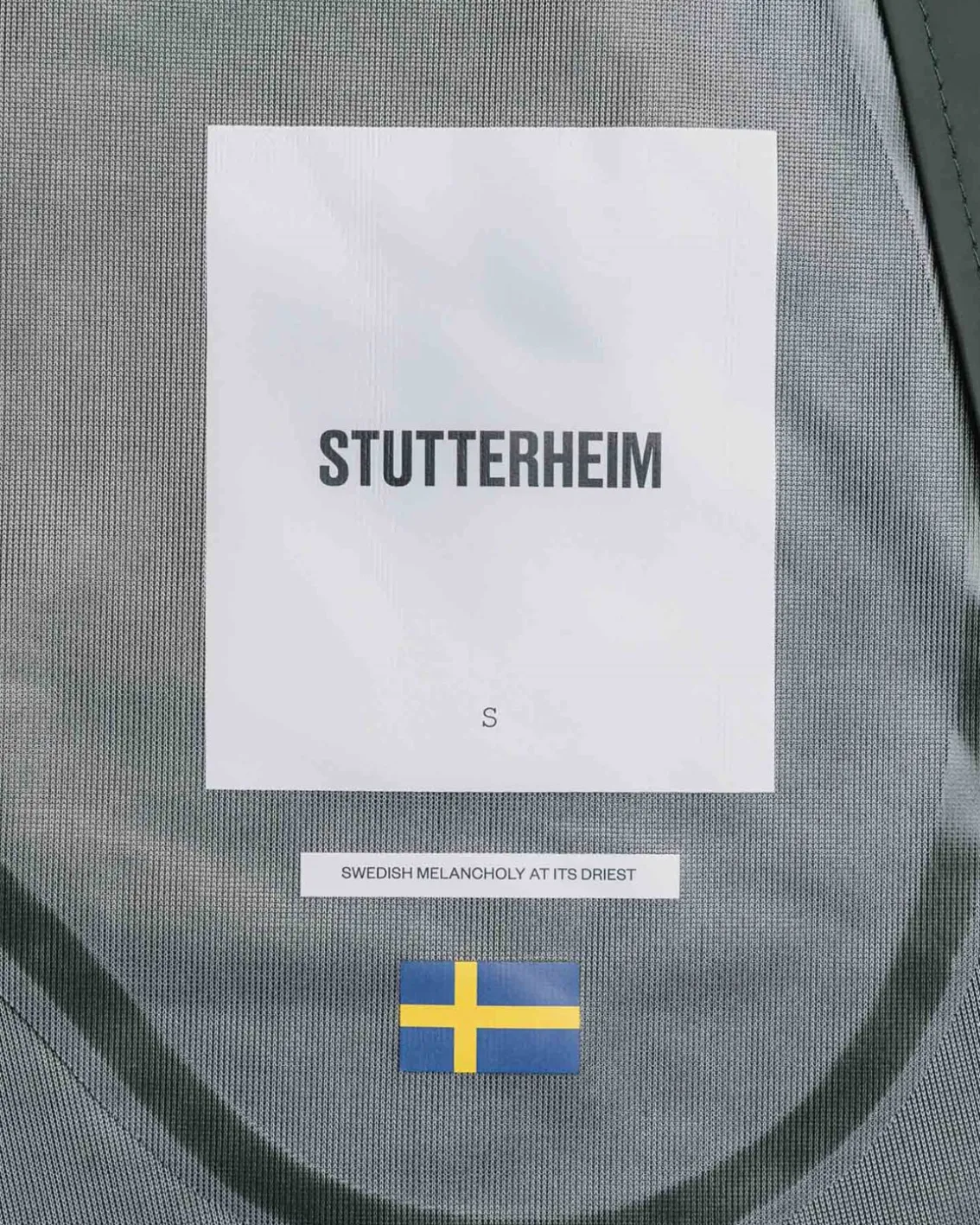 Stutterheim Stockholm Lightweight Raincoat Green
