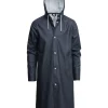 Stutterheim Stockholm Long Raincoat Navy