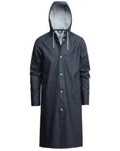 Stutterheim Stockholm Long Raincoat Navy