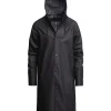 Stutterheim Stockholm Long Raincoat Black