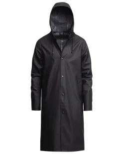 Stutterheim Stockholm Long Raincoat Black