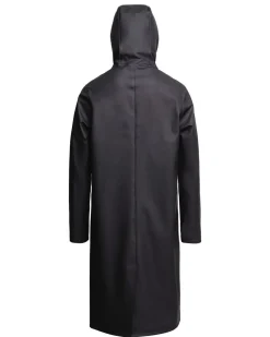 Stutterheim Stockholm Long Raincoat Black