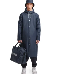 Stutterheim Stockholm Long Raincoat Navy