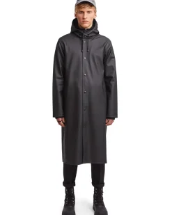 Stutterheim Stockholm Long Raincoat Black