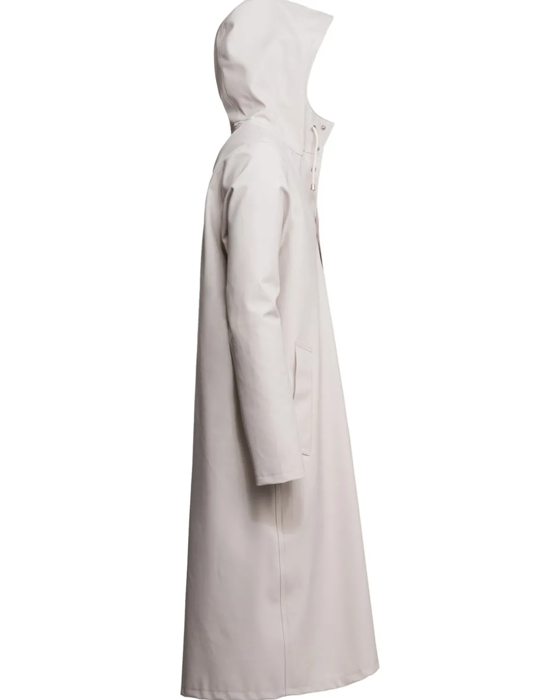 Stutterheim Stockholm Long Raincoat Light Sand