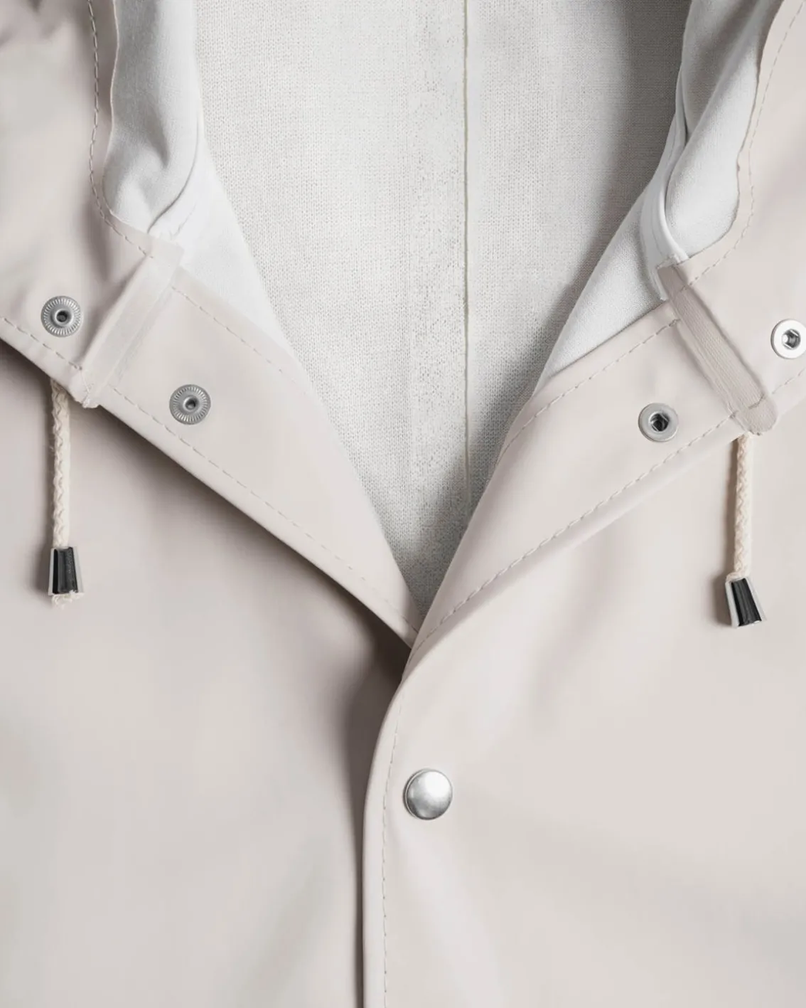Stutterheim Stockholm Long Raincoat Light Sand