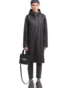 Stutterheim Stockholm Long Raincoat Black