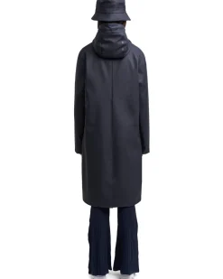 Stutterheim Stockholm Long Raincoat Navy