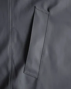 Stutterheim Stockholm Long Raincoat Charcoal