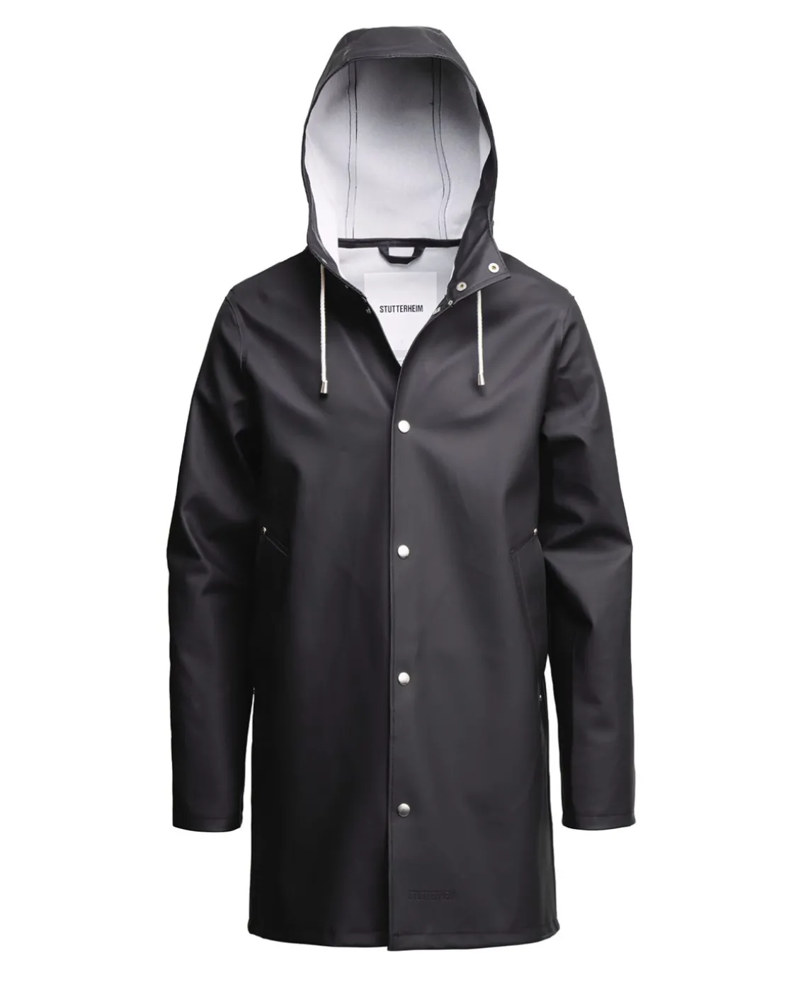 Stutterheim Stockholm Raincoat Black