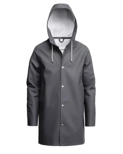 Stutterheim Stockholm Raincoat Charcoal