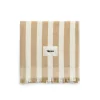 Tekla Beach Towel Almond Stripes