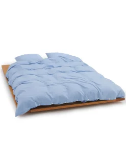 Tekla Percale Duvet Cover Island Blue