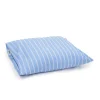 Tekla Percale Pillow Sham Island Blue Stripes
