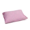 Tekla Percale Pillow Sham Mallow Pink Stripes