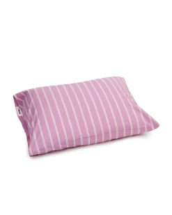 Tekla Percale Pillow Sham Mallow Pink Stripes