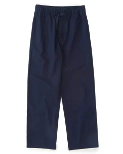 Tekla Poplin Pyjamas Pants True Navy