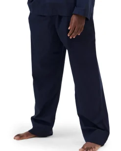Tekla Poplin Pyjamas Pants True Navy