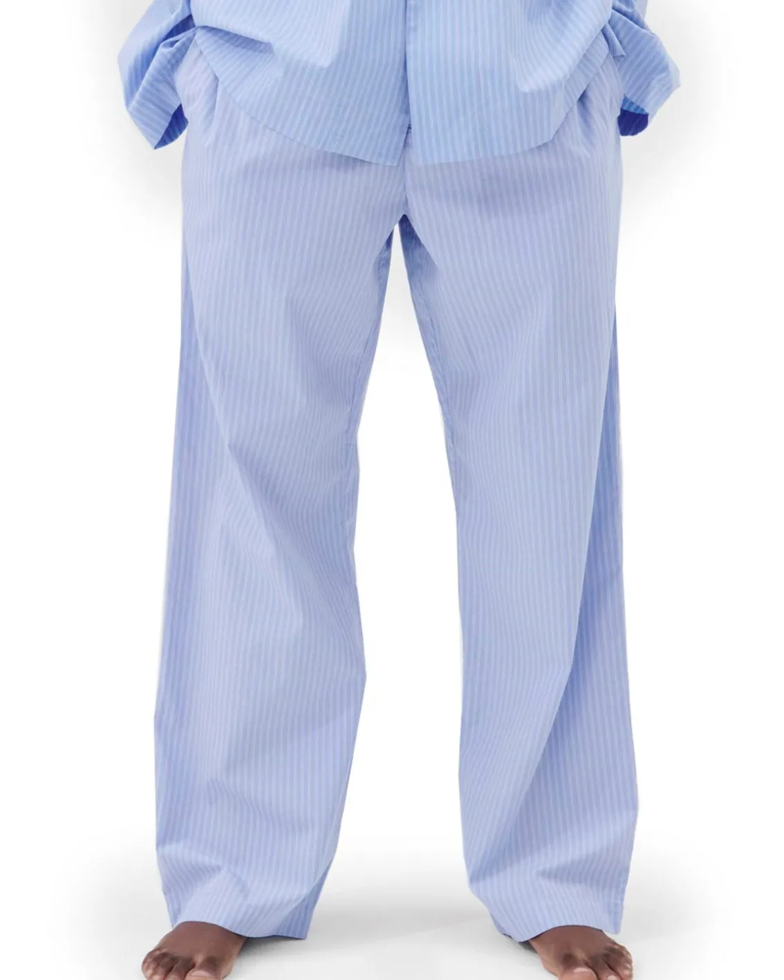 Tekla Poplin Pyjamas Pants Pin Stripe