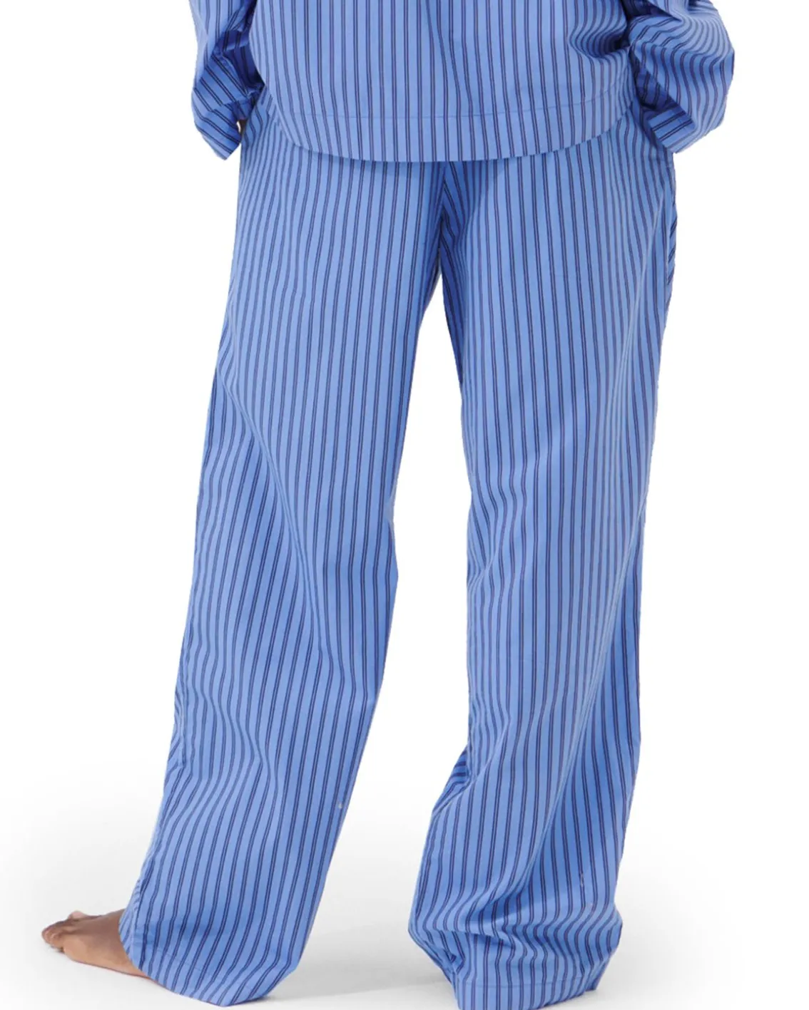 Tekla Poplin Pyjamas Pants Boro Stripes