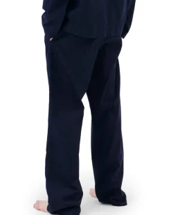 Tekla Poplin Pyjamas Pants True Navy