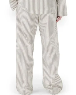 Tekla Poplin Pyjamas Pants Hopper Stripes