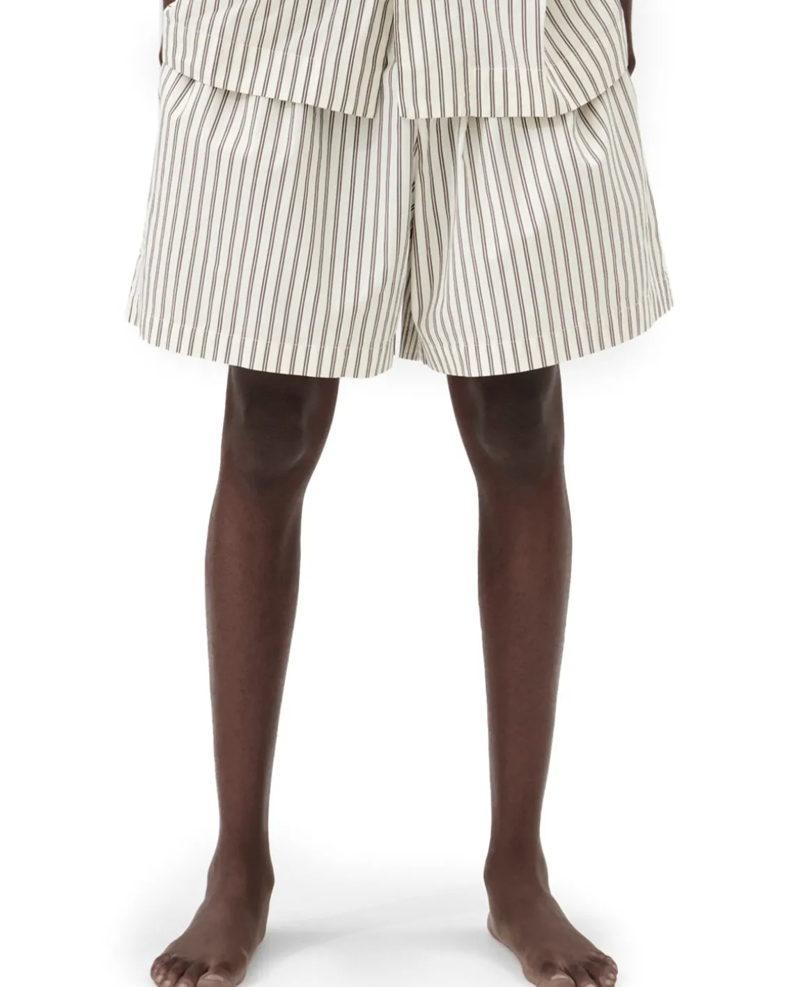 Tekla Poplin Pyjamas Shorts Hopper Stripes
