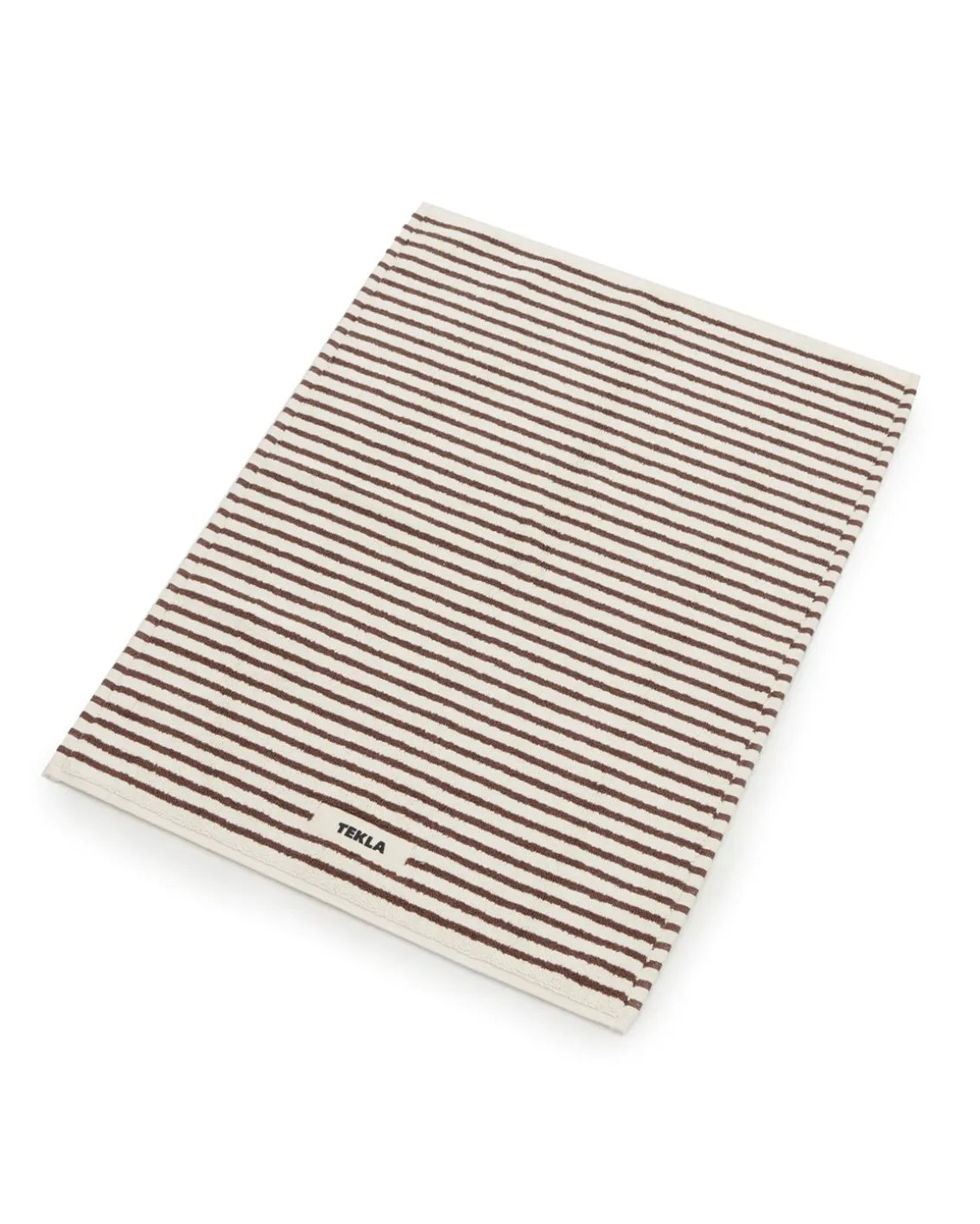 Tekla Terry Bath Mat Kodiak Stripes