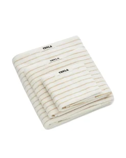 Tekla Terry Towel Sienna Stripes