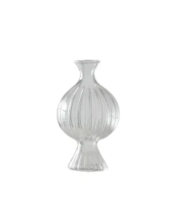 Tell me More Como Ripple Vase Medium Clear