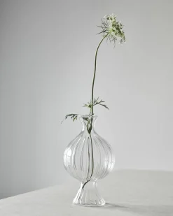 Tell me More Como Ripple Vase Medium Clear