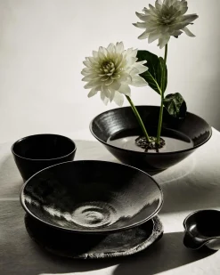 Tell me More Fenix Serving Bowl Medium Black