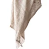 Tell me More Kitchen Towel Linen Hazelnut Stripe