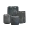 Tell me More Lyric Candle Holder Dark Grey